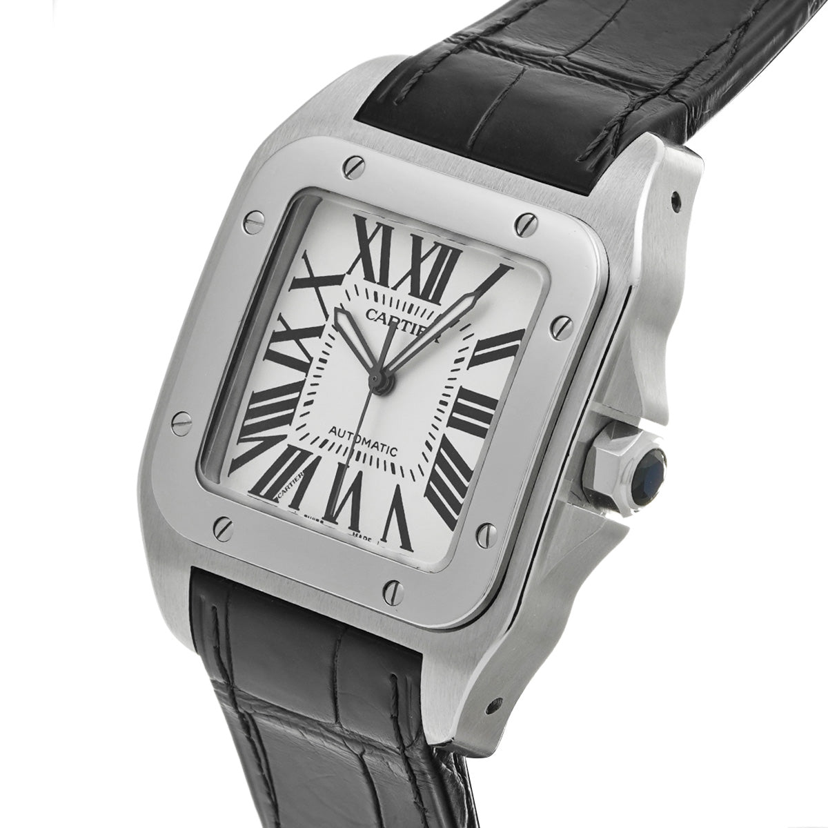 Santos 100 LM W20073X8 Silver CARTIER Men's [Pre-owned]