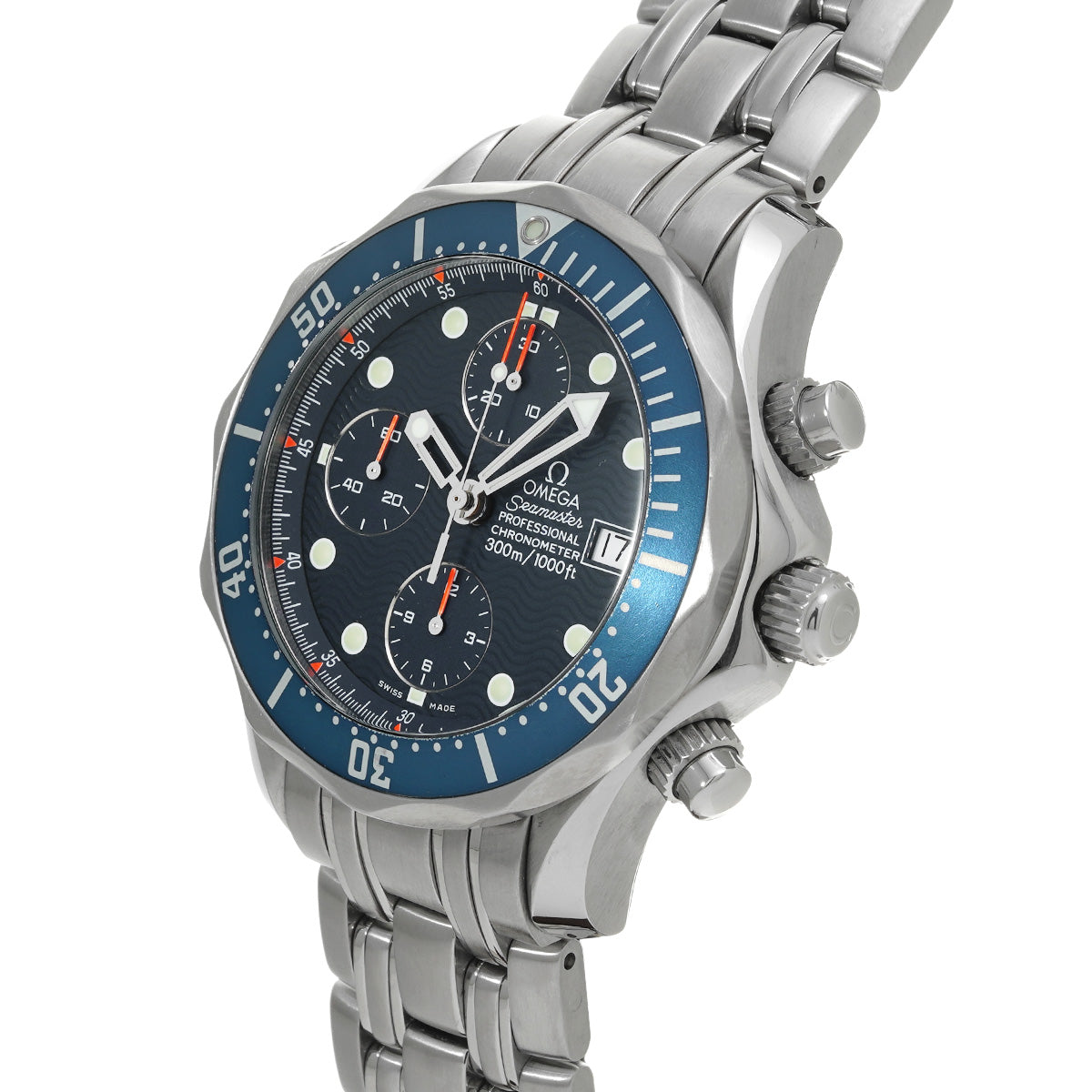 Seamaster Professional 300 Chronograph 2599.80 Blue OMEGA Men's [Pre-Owned].