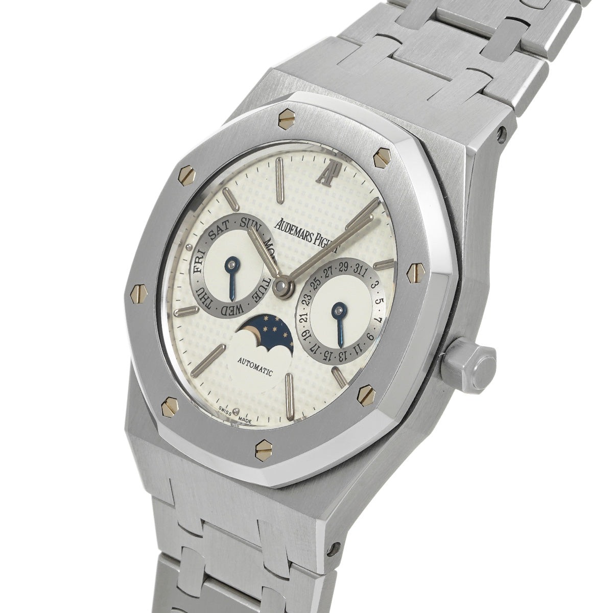 Royal Oak Day Date Moonphase ST5594/789 Silver AUDEMARS PIGUET Men's [Pre-Owned].