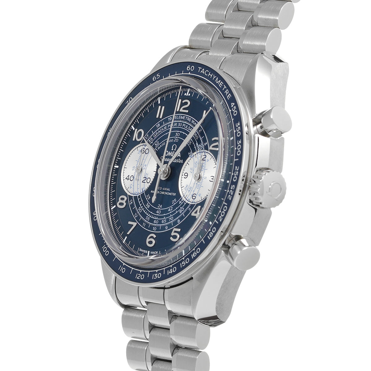 Speedmaster Chronoscope Co-Axial Master Chronometer 329.30.43.51.03.001 Blue/Silver OMEGA Mens [Pre-Owned]