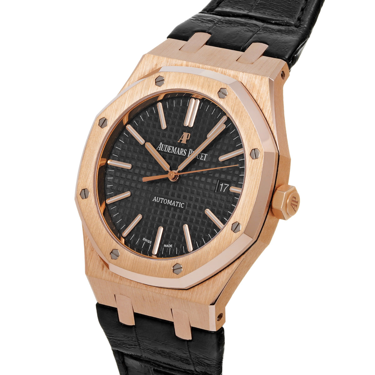 Royal Oak 15400OR.OO.D002CR.01 Black AUDEMARS PIGUET Men's [Pre-Owned].