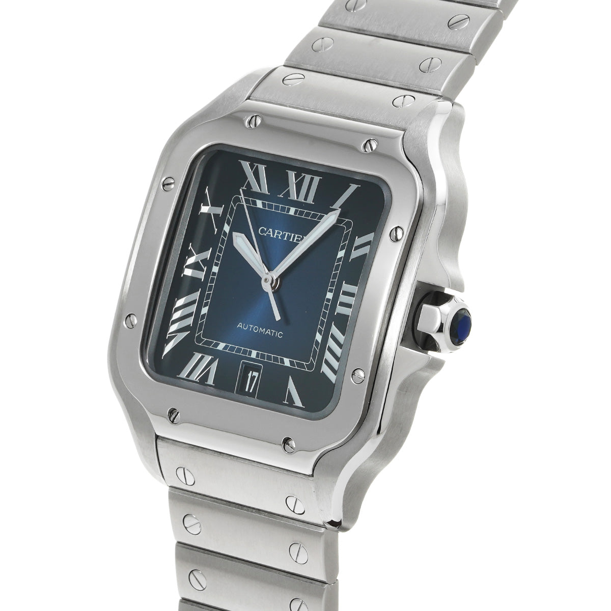 Santos de Cartier LM WSSA0030 Blue Gradation CARTIER Men's [Pre-Owned].