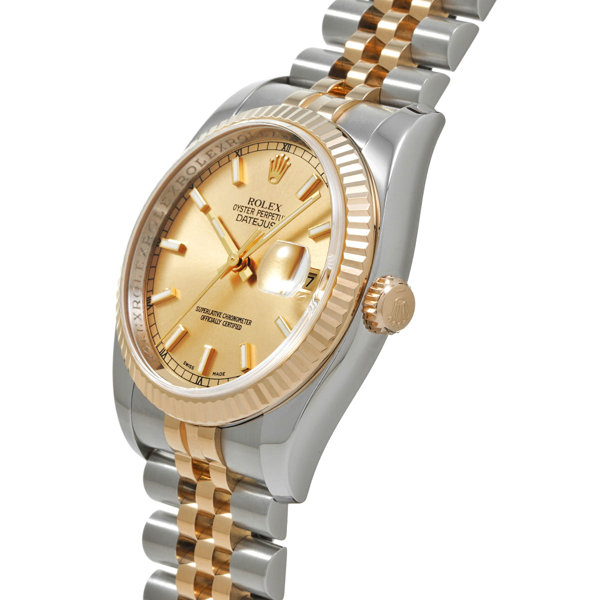 Datejust 116233 Z (manufactured circa 2006) Champagne ROLEX Men's [Pre-Owned].