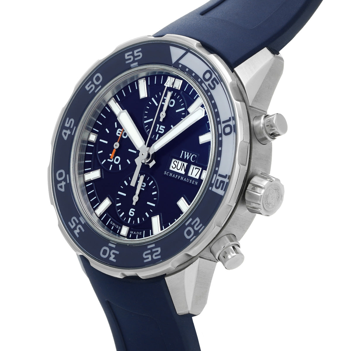 Aquatimer Chronograph IW376711 Blue IWC Men's [Pre-Owned]