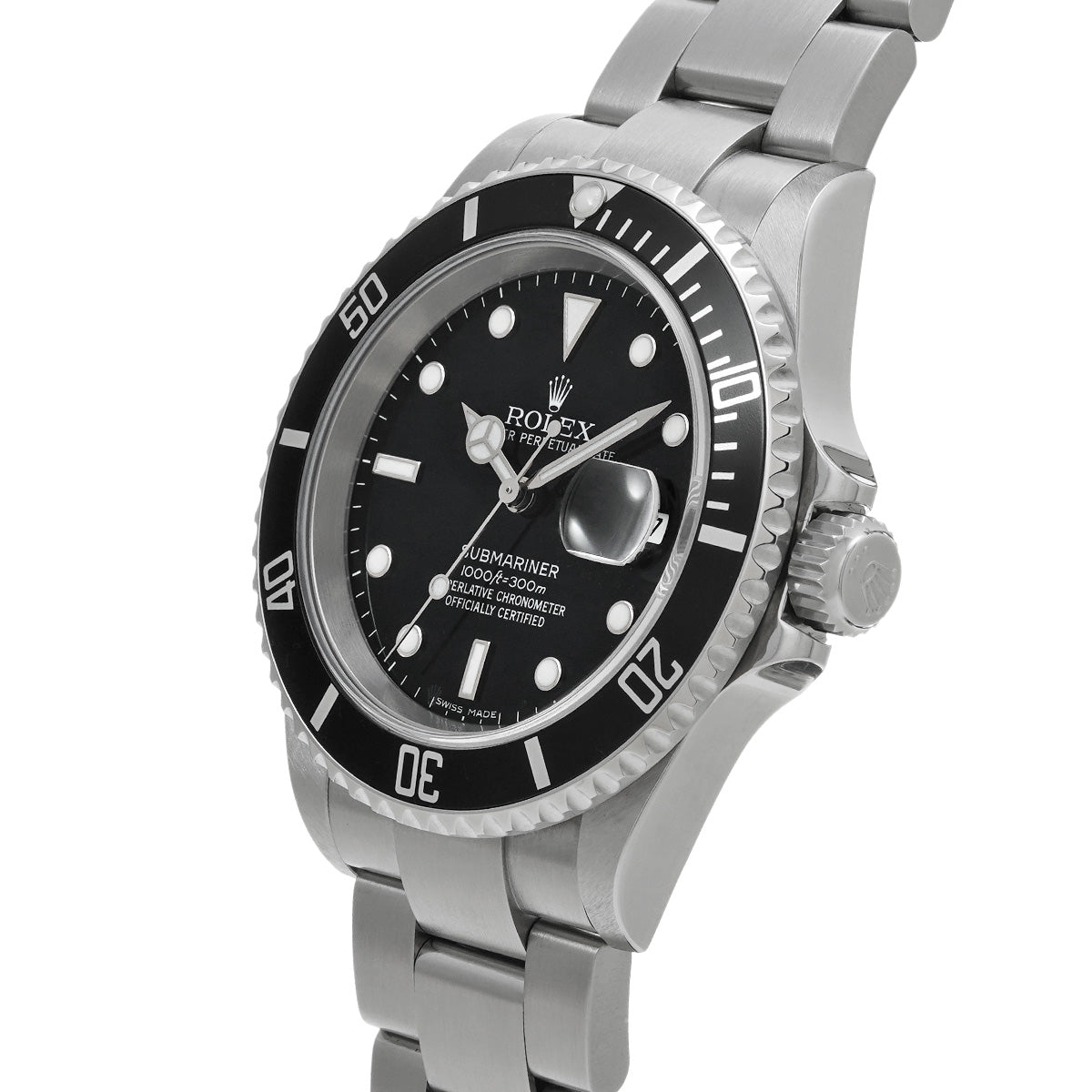 Submariner Date 16610 Z (manufactured circa 2006) Black ROLEX Men's [Pre-Owned].