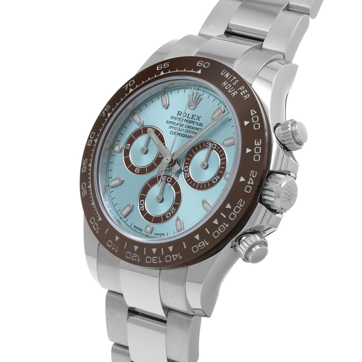 Cosmograph Daytona 116506 Random Serial Ice Blue/Chestnut Brown ROLEX Men's [Pre-Owned].
