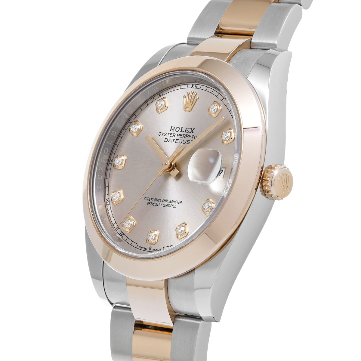 126301G Datejust 41 Random Serial Sundust/Diamond ROLEX Men's [Pre-Owned].