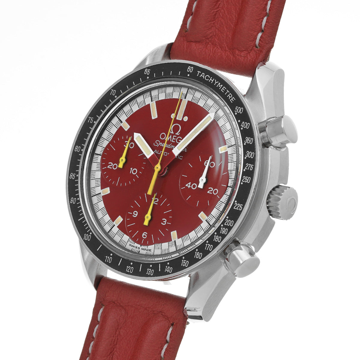 Speedmaster Racing Michael Schumacher 3810.61.41 Red OMEGA Men's [Pre-Owned].