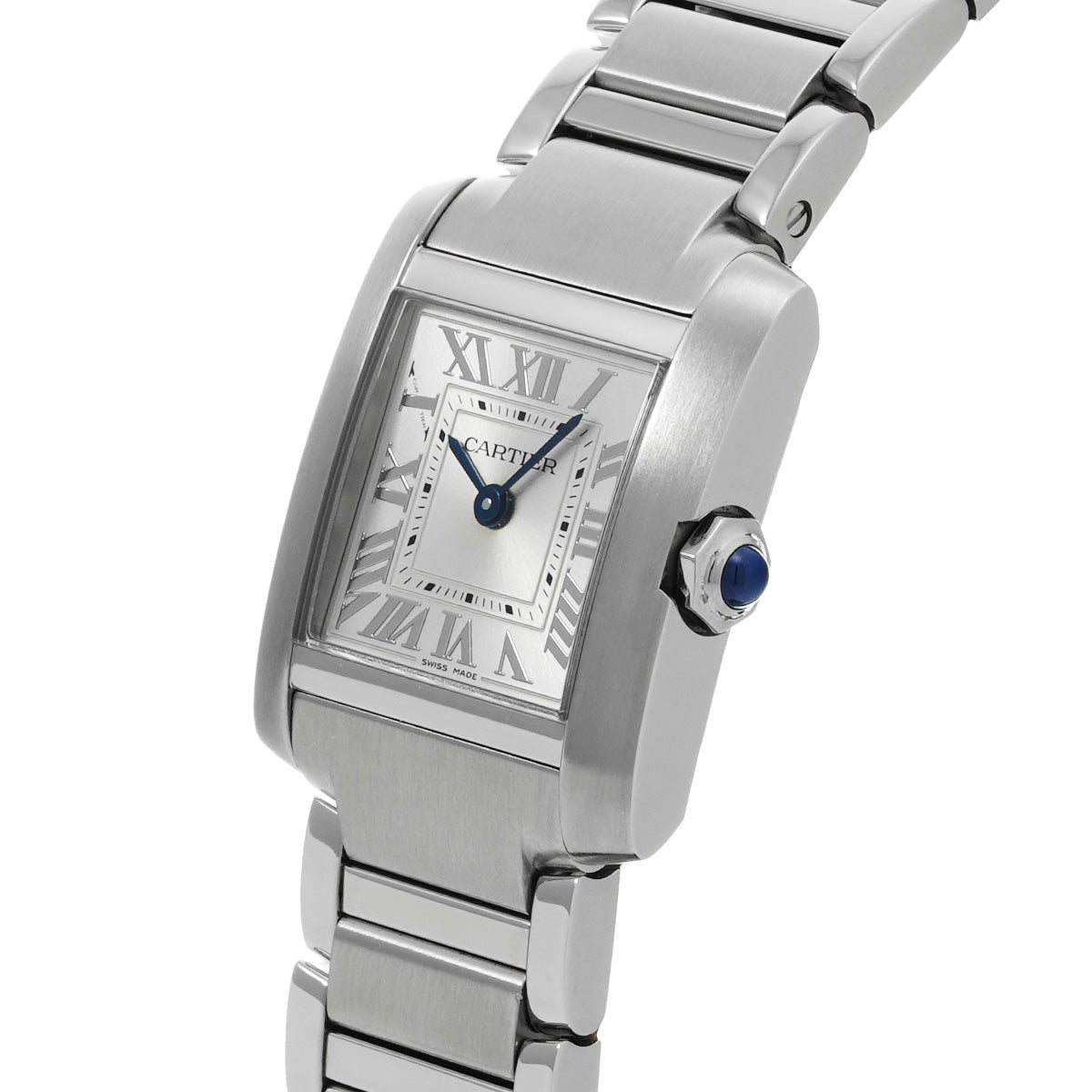 Tank Francaise SM WSTA0065 Silver CARTIER Ladies [Pre-owned]