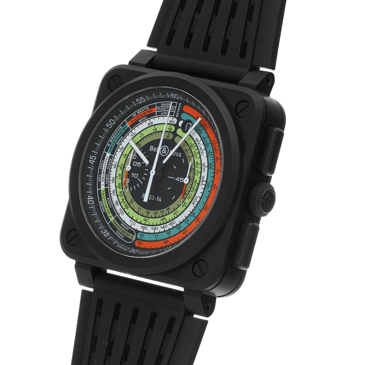 BR 03-92 Diver World Limited Edition 500 pieces BR0394-SW-CE/SRB Black Bell &amp; Ross Men's [Pre-Owned].