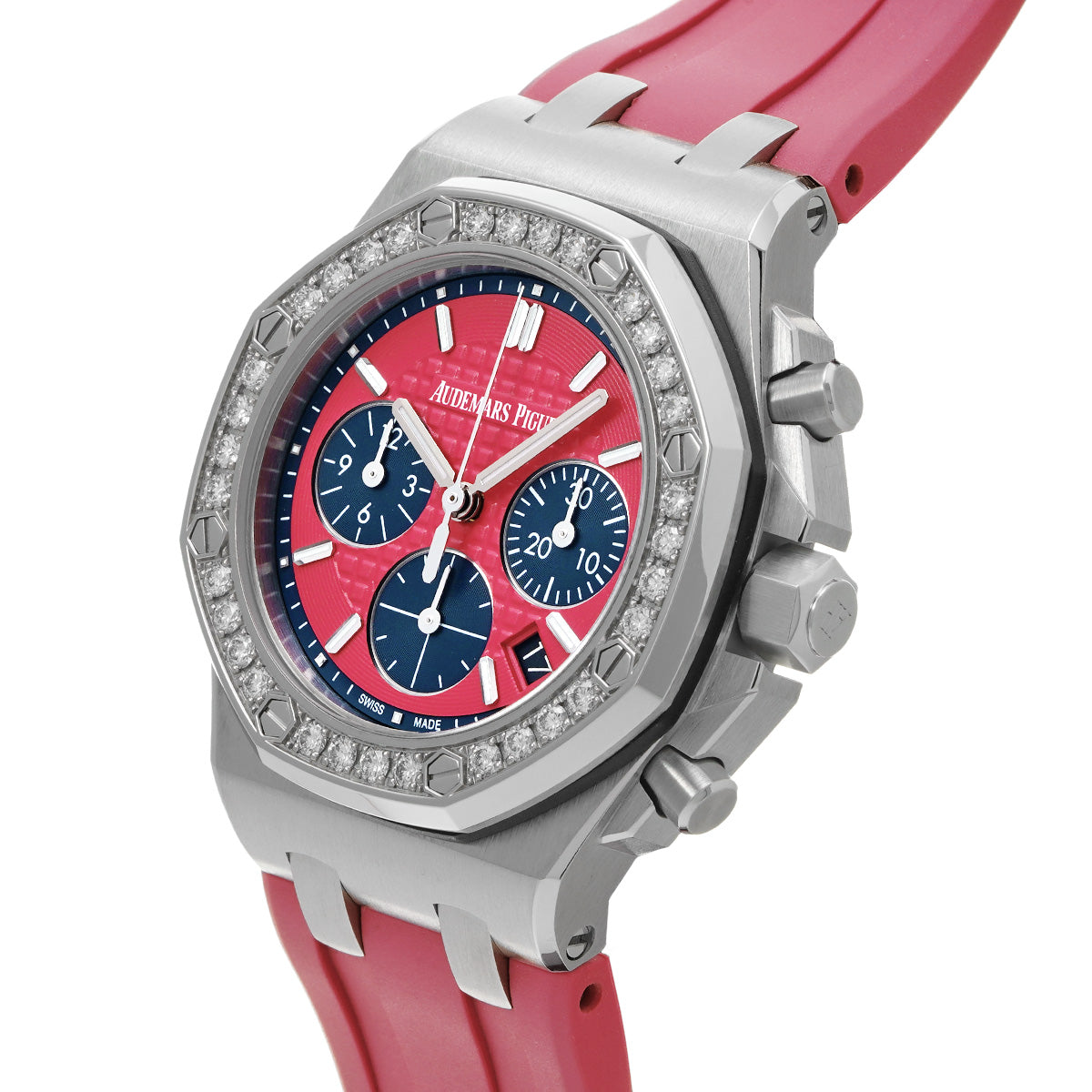 Royal Oak Chronograph 26231ST.ZZ.D069CA.01 Pink/Blue AUDEMARS PIGUET Ladies [Pre-Owned]