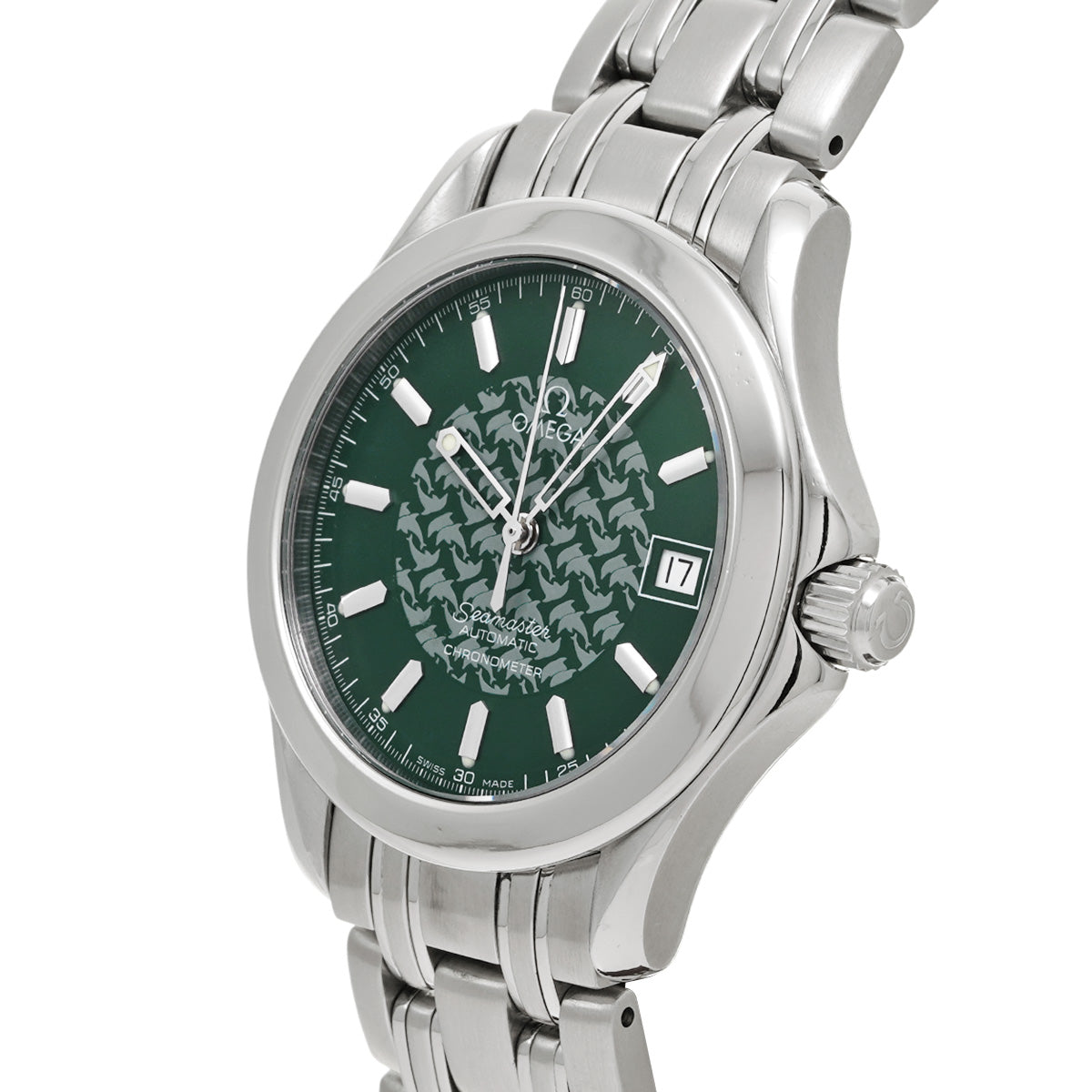2506.70 Seamaster 120 Jacques Mayol 1998 Green OMEGA Men's [Pre-owned].