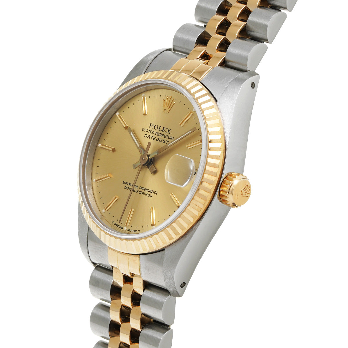 Datejust 68273 E (manufactured circa 1990) Champagne ROLEX Unisex [Pre-owned].