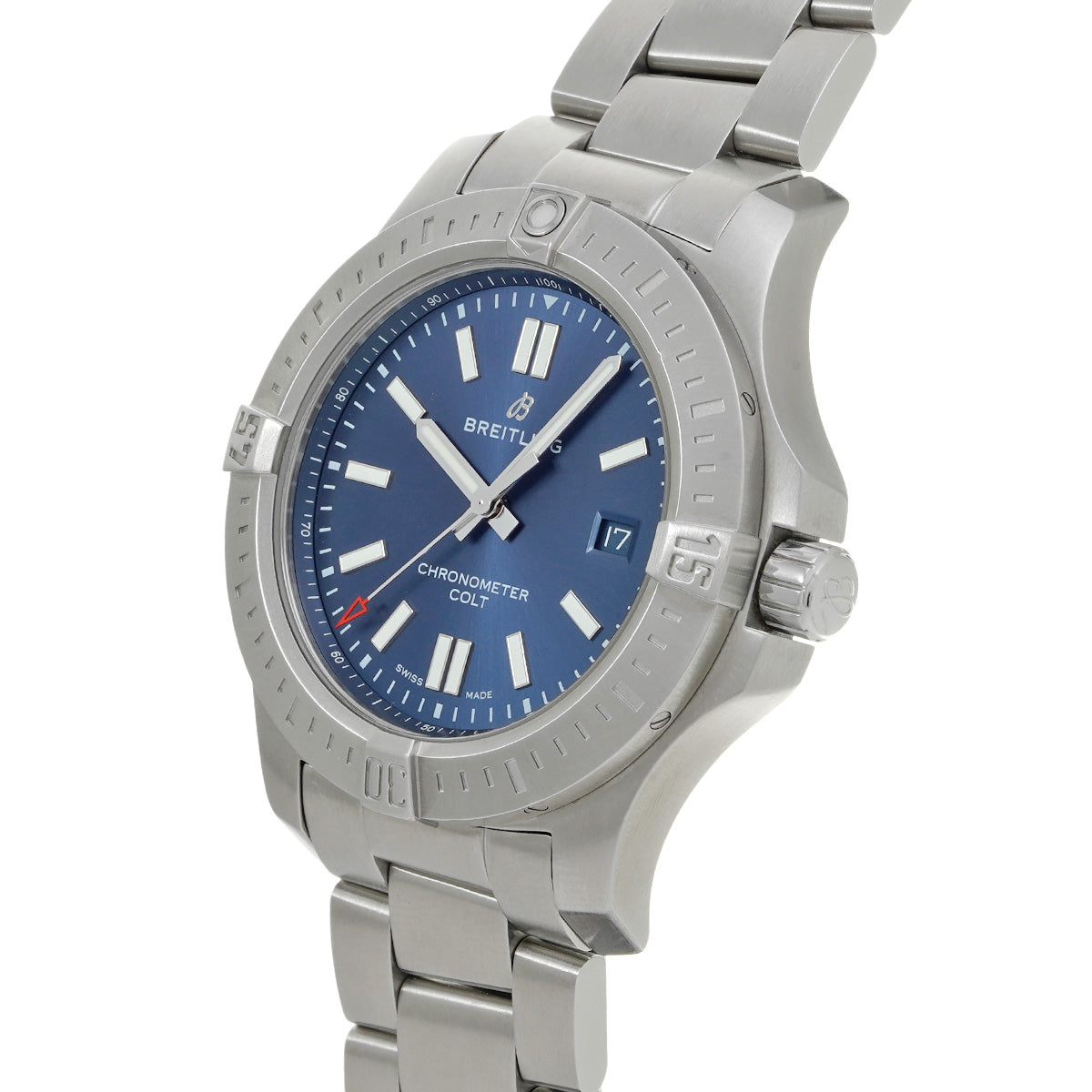 Colt Automatic 44 A17388101C1A1 Blue BREITLING Men's [Pre-Owned].