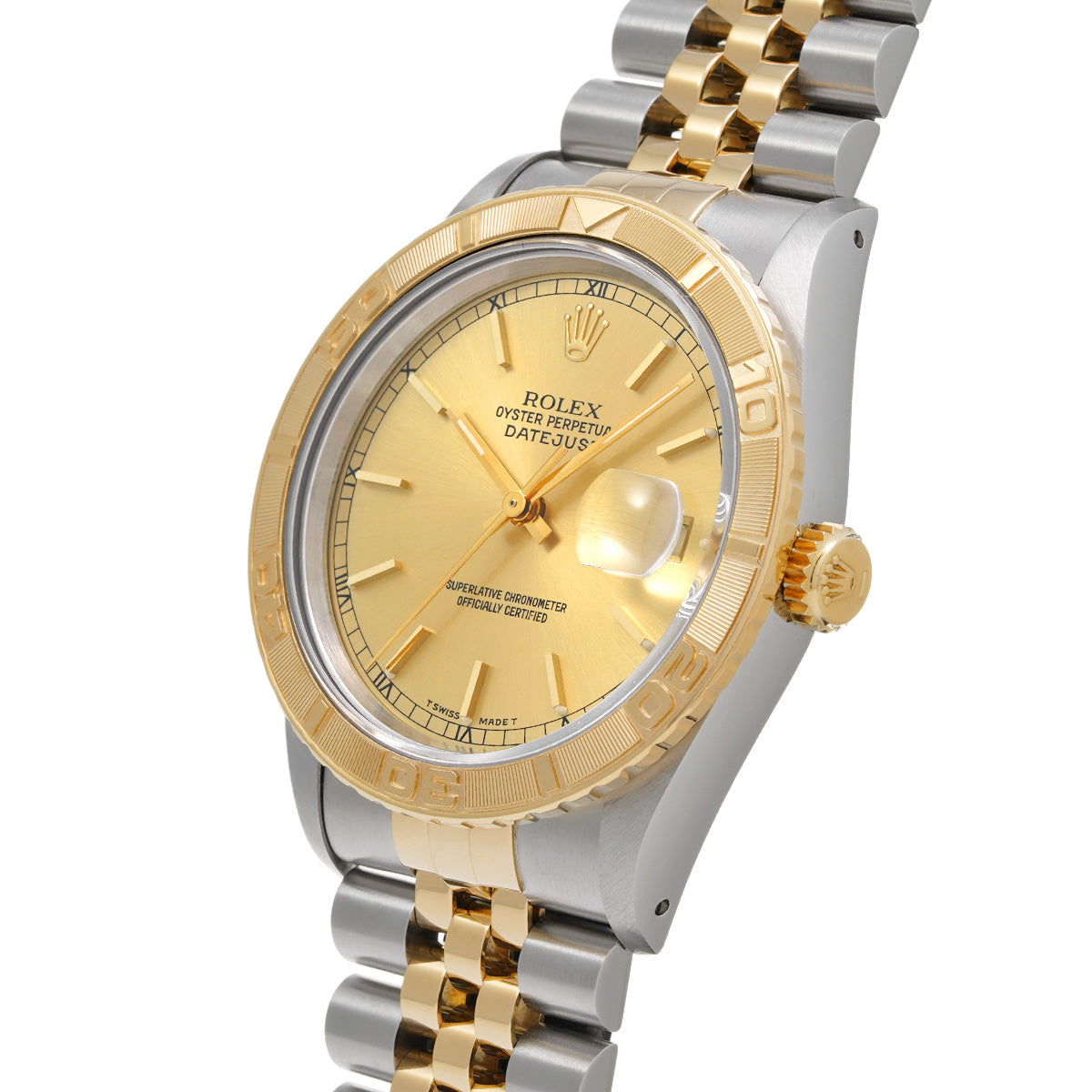 Datejust Thunderbird 16263 S (manufactured circa 1994) Champagne ROLEX Men's [Pre-Owned].