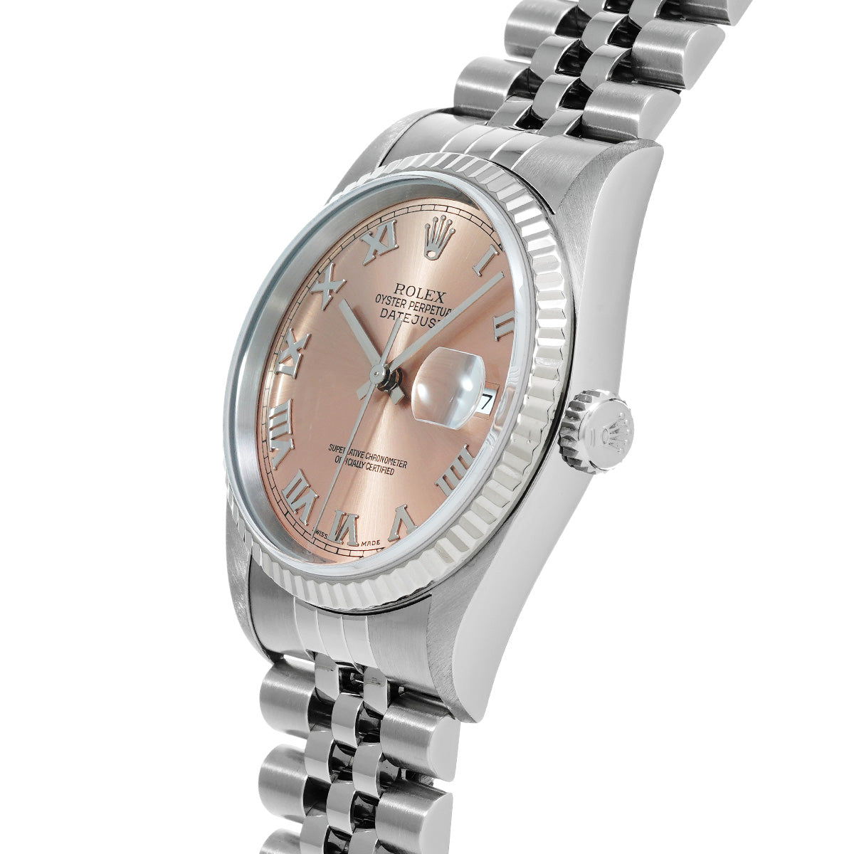 DATE JUST 16234 F (manufactured circa 2004) Pink ROLEX Men's [Pre-Owned].