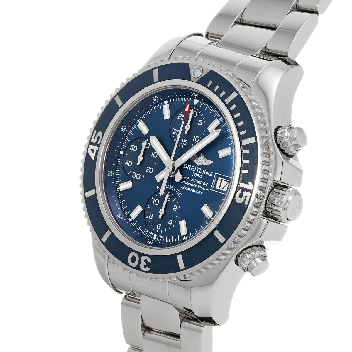 Super Ocean Chronograph 42 A13311D1/C971 Blue BREITLING Men's [Pre-Owned].