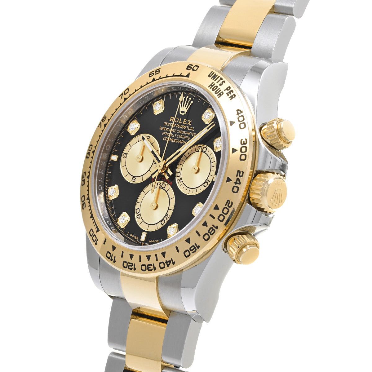 Cosmograph Daytona 126503G Random Serial Black/Diamond ROLEX Men's [Pre-Owned].