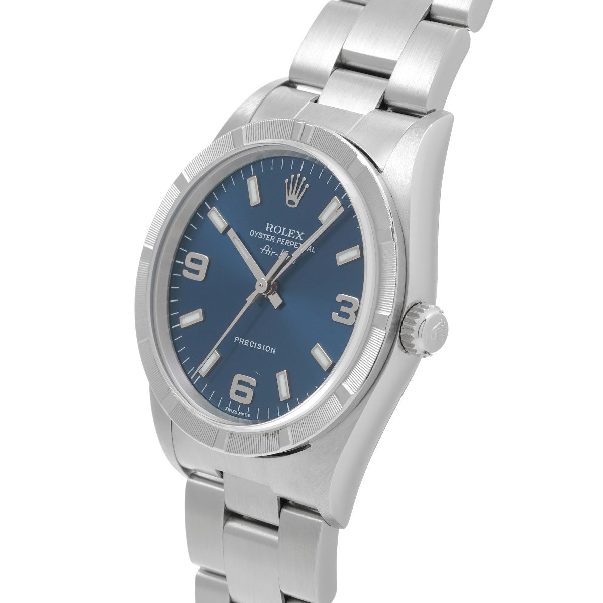 Air-King 14010M Y No. (manufactured around 2002) Blue ROLEX Men's [Pre-Owned].