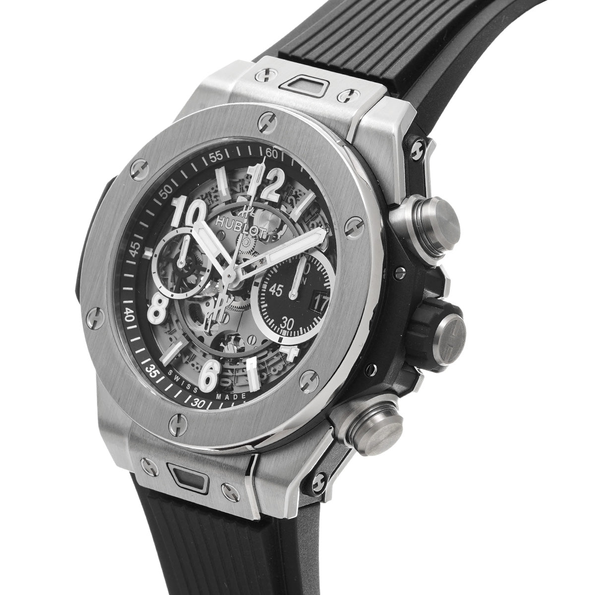 Big Bang Unico Titanium 421.NX.1170.RX Black Skeleton HUBLOT Men's [Pre-Owned].