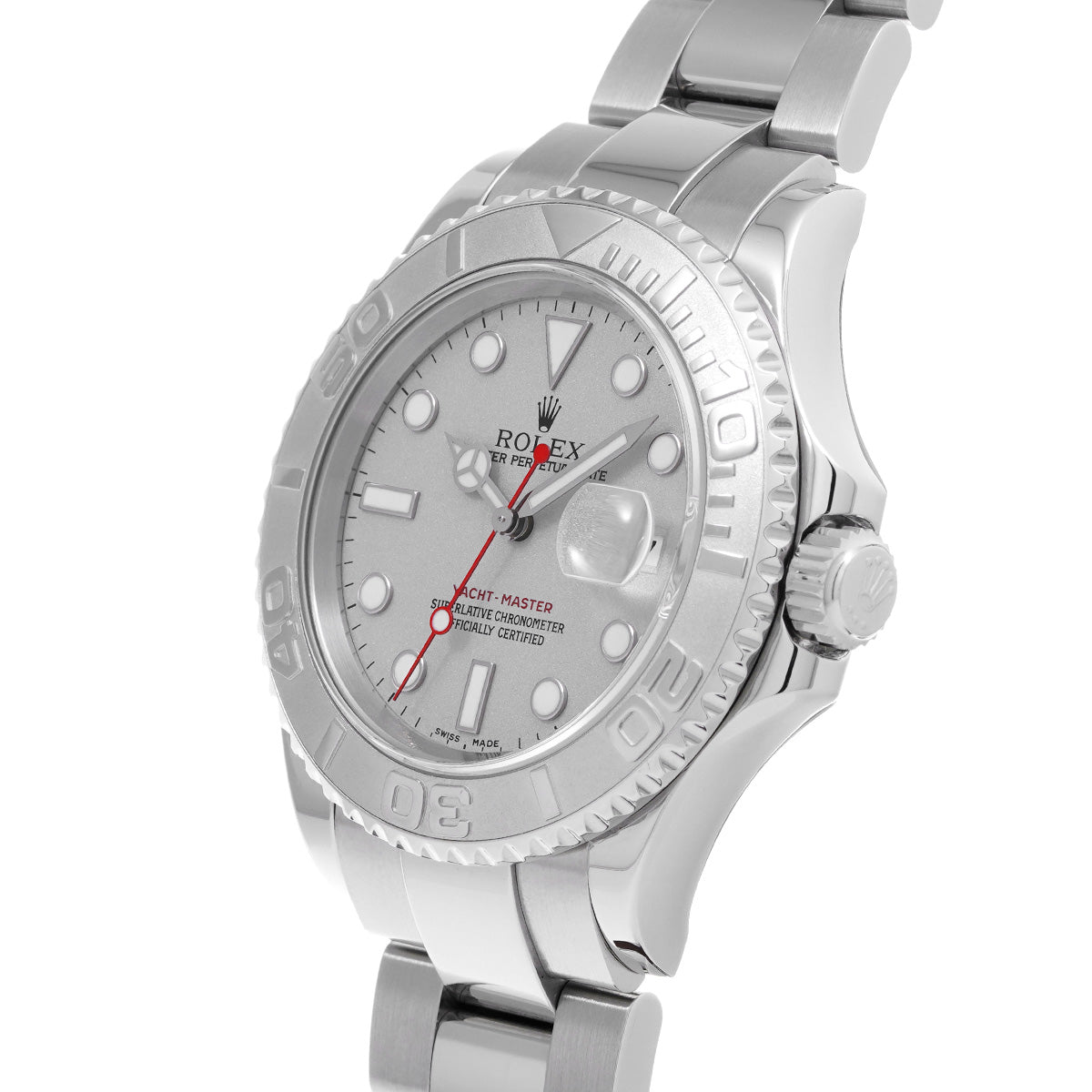 Yacht-Master Rhodium 16622 F (manufactured circa 2003) Gray ROLEX Men's [Pre-Owned].