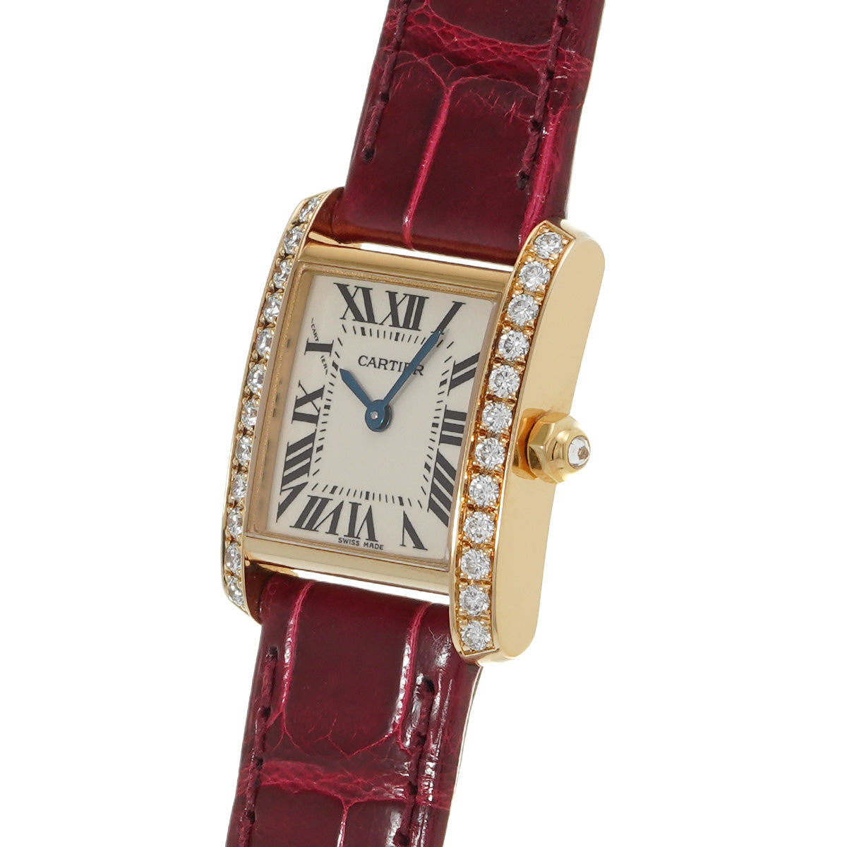 Tank Francaise SM WE100151 Silver CARTIER Ladies [Pre-owned]