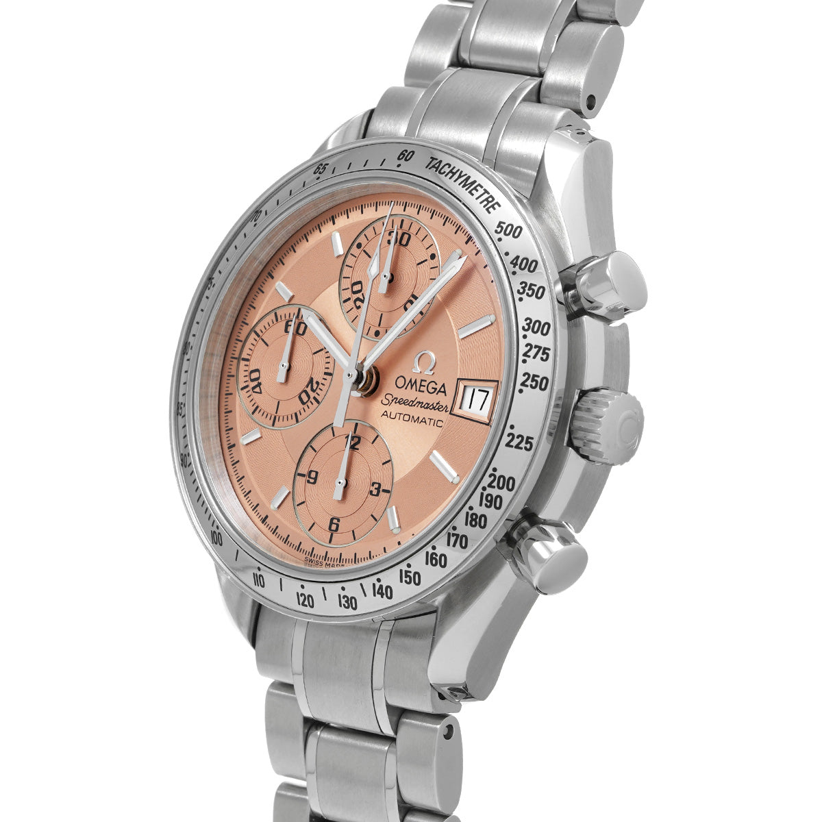 Speedmaster Date 3513.60 Salmon Pink OMEGA Men's [Pre-Owned].