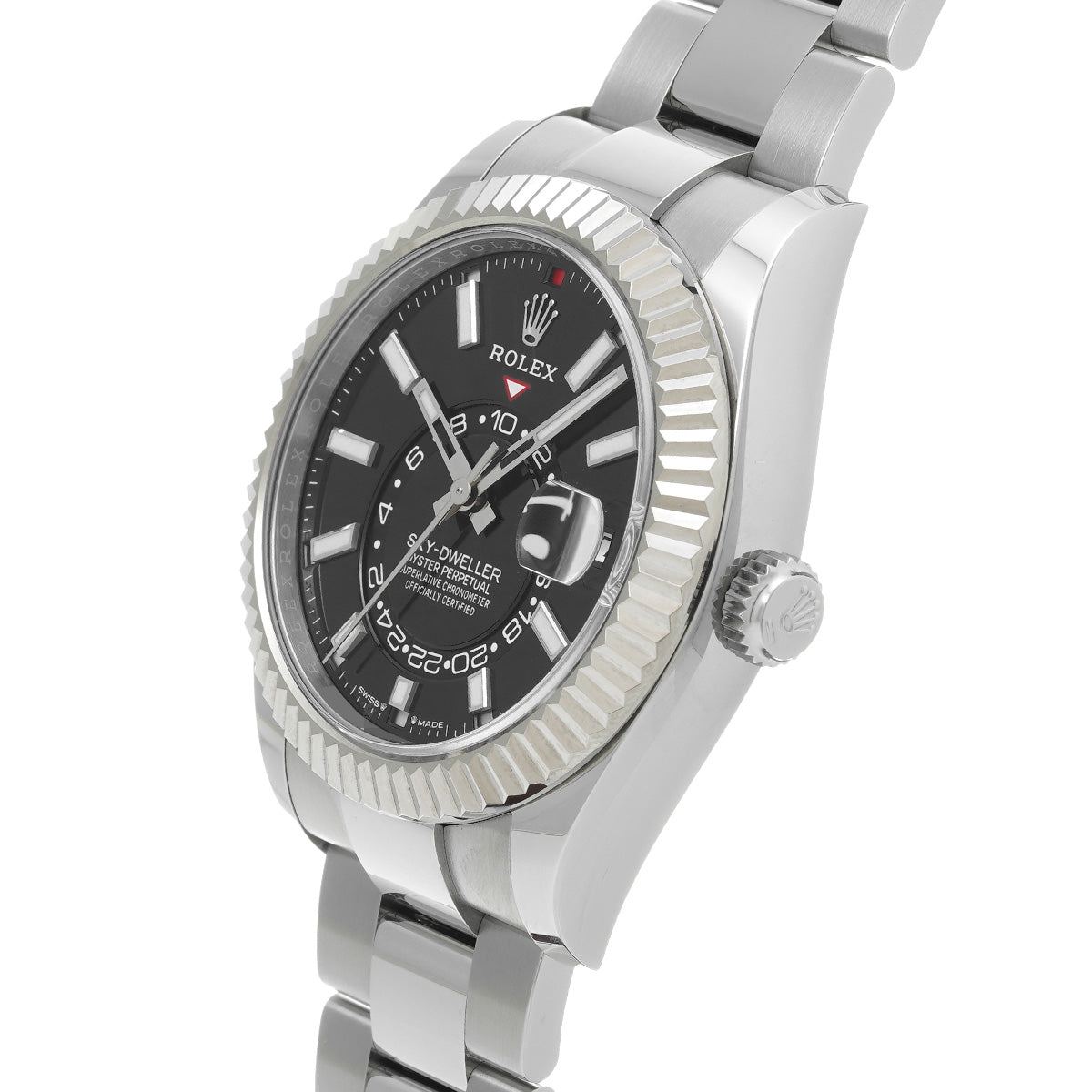 SKYDWELLER 336934 Random Serial Black ROLEX Men's [Pre-Owned].