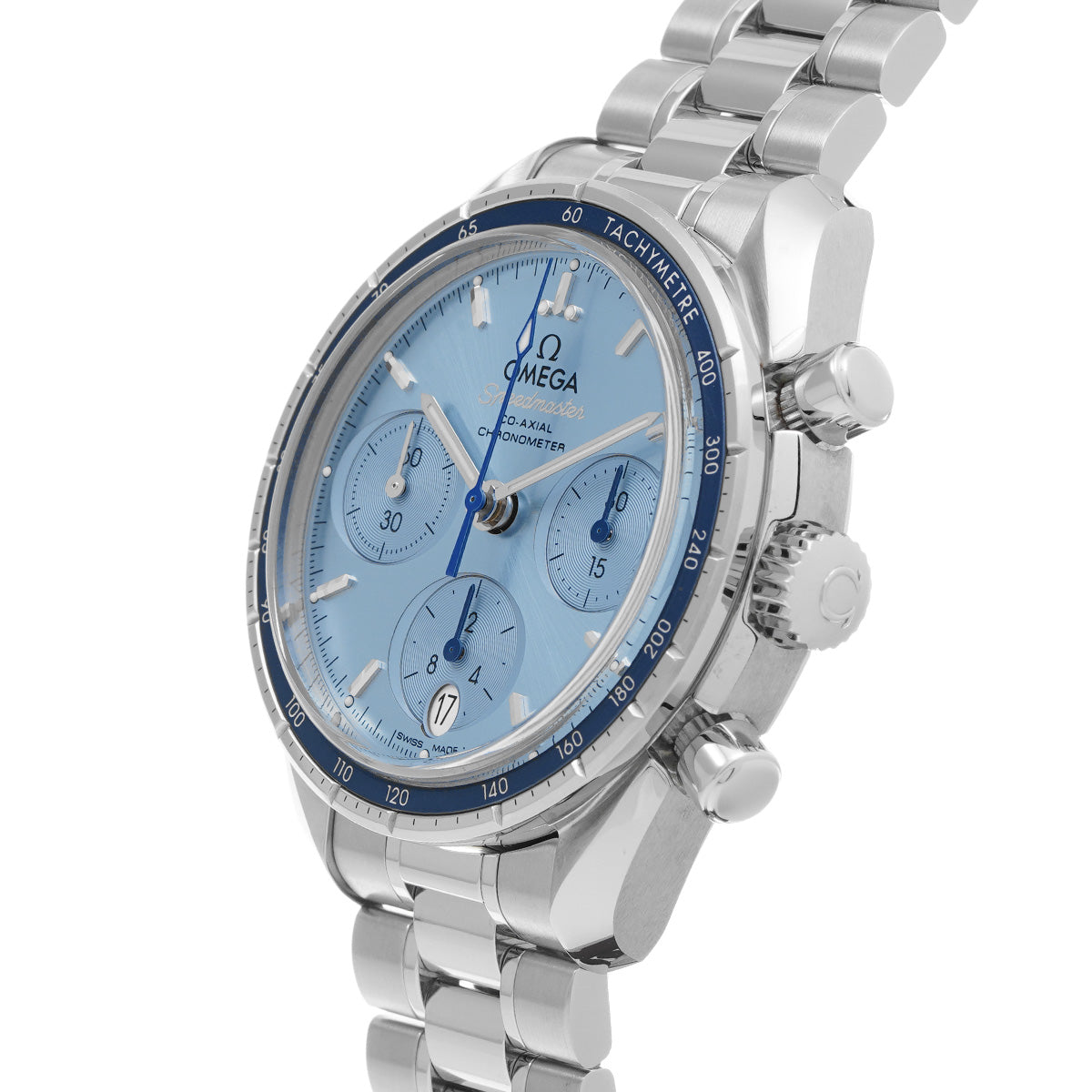 Speedmaster 38 Co-Axial 324.30.38.50.03.001 Blue OMEGA Unisex [Pre-Owned].