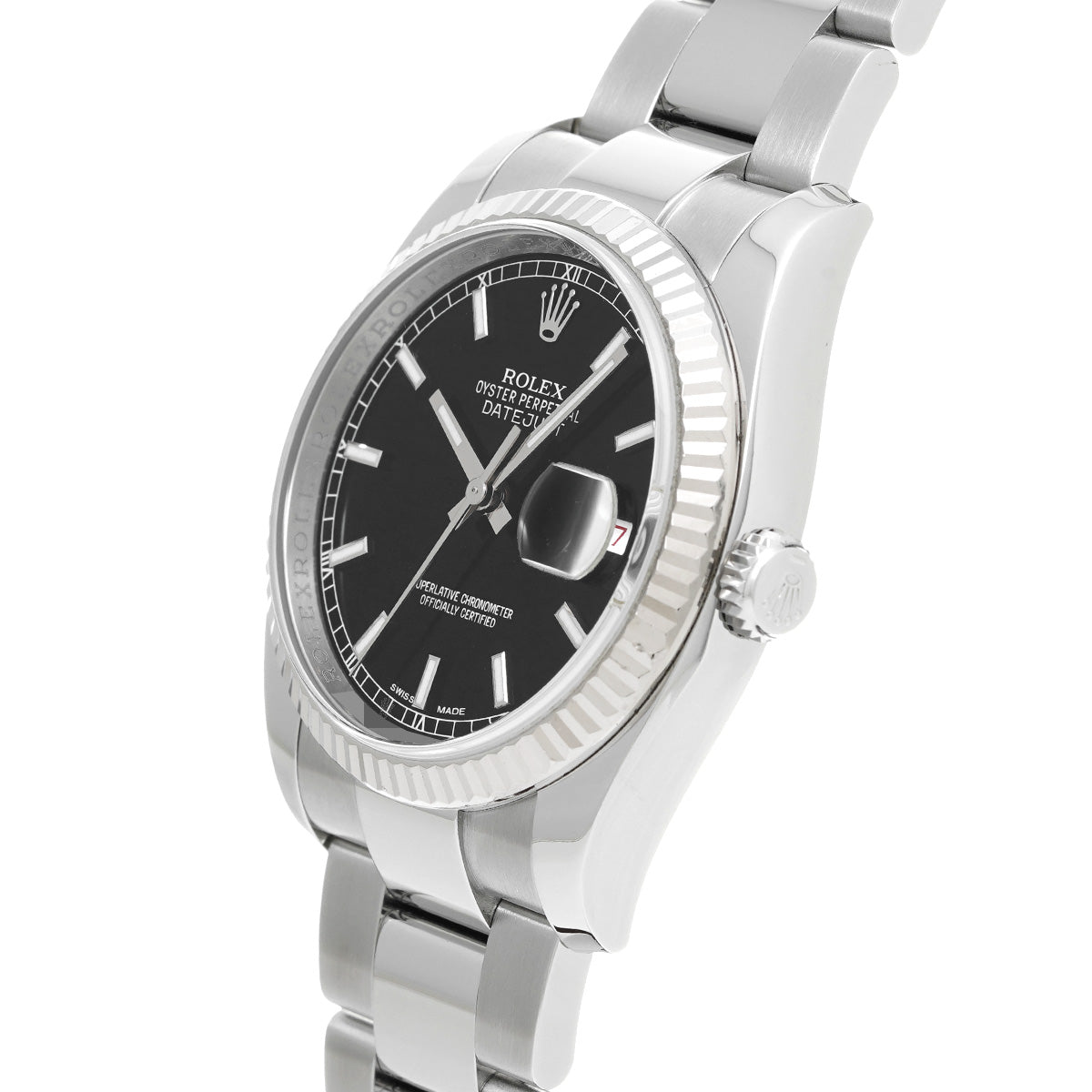 DATE JUST 116234 Random Serial Black ROLEX Men's [Pre-owned].