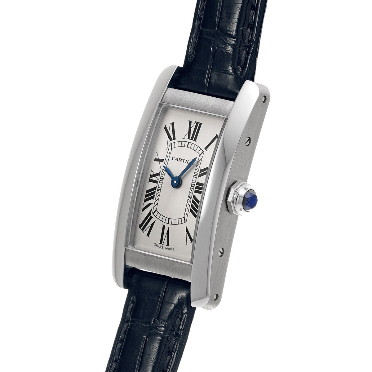 Tank American SM WSTA0043 Silver CARTIER Ladies [Pre-owned]