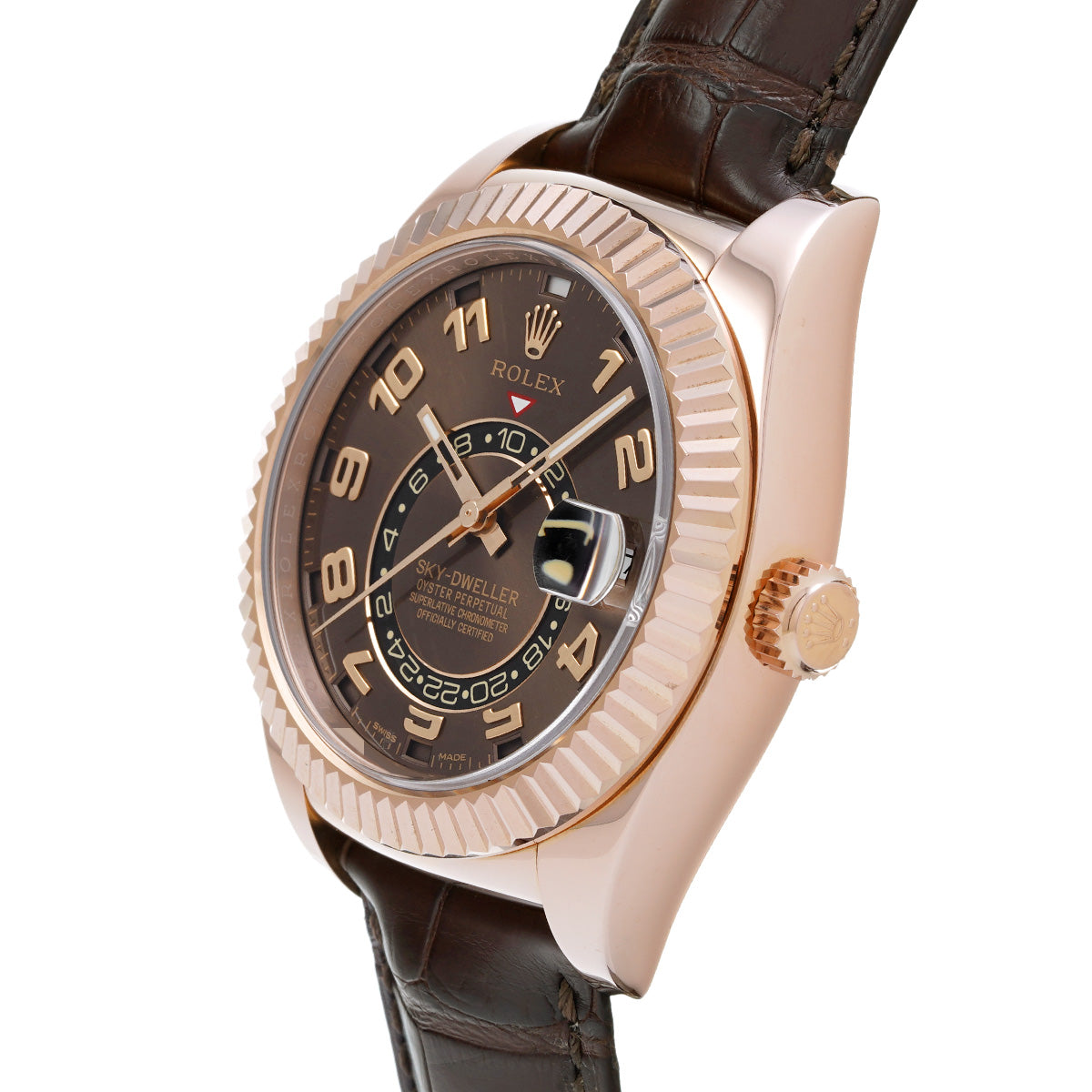Sky-Dweller 326135 Random Serial Chocolate Brown ROLEX Men's [Pre-Owned].