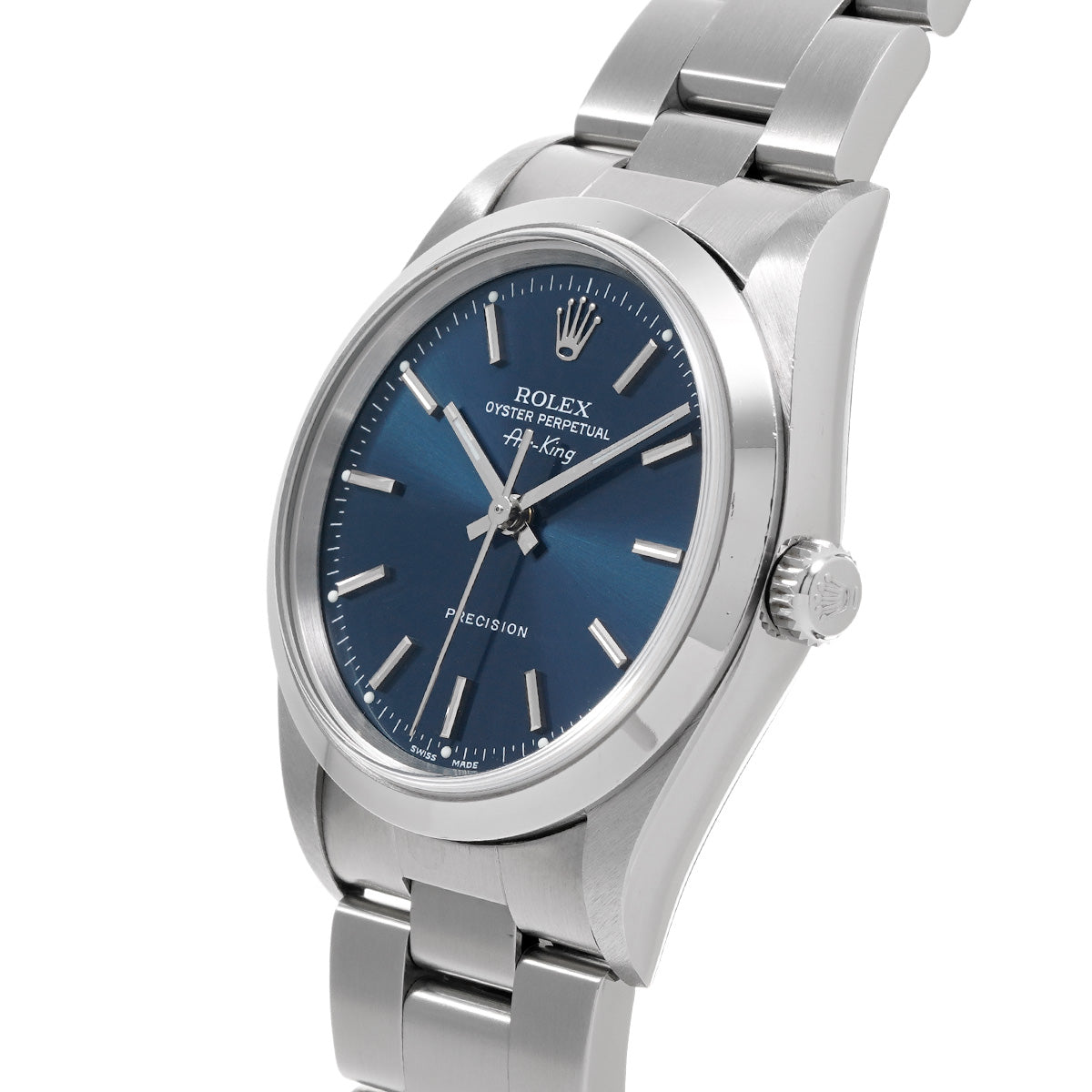 Air-King 14000 U (manufactured circa 1997) Blue ROLEX Men's [Pre-owned].