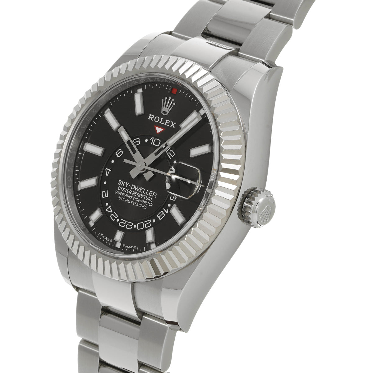 SKYDWELLER 336934 Random Serial Black ROLEX Men's [Pre-Owned].