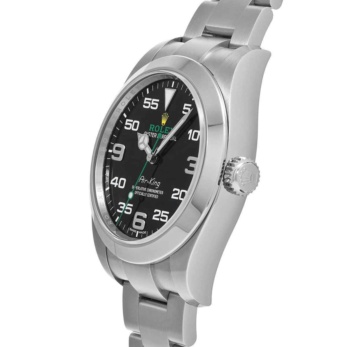 AIRKING 116900 Random Serial Black ROLEX Men's [Pre-owned].