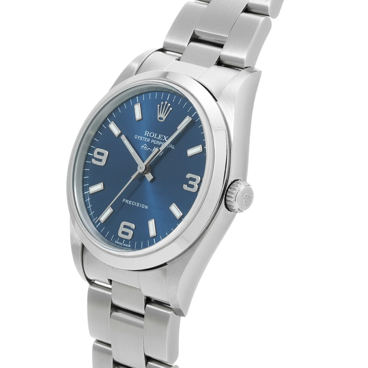 Air-King 14000M D (manufactured circa 2005) Blue ROLEX Men's [Pre-Owned].