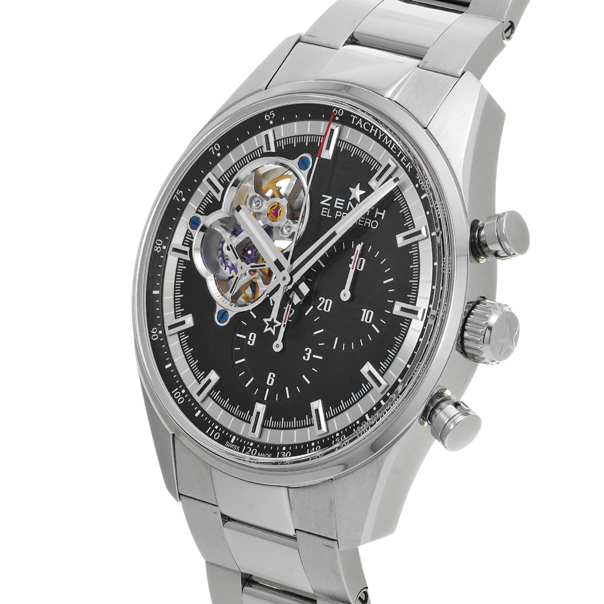 Chronomaster El Primero Open 03.2040.4061/21.M2040 Black ZENITH Men's [Pre-Owned].