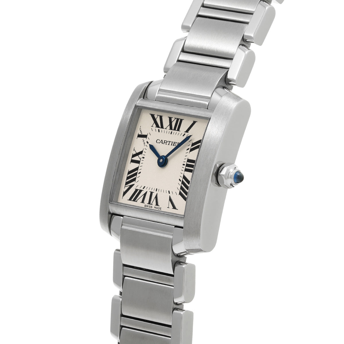 Tank Francaise SM W51008Q3 Silver CARTIER Ladies [Pre-owned]