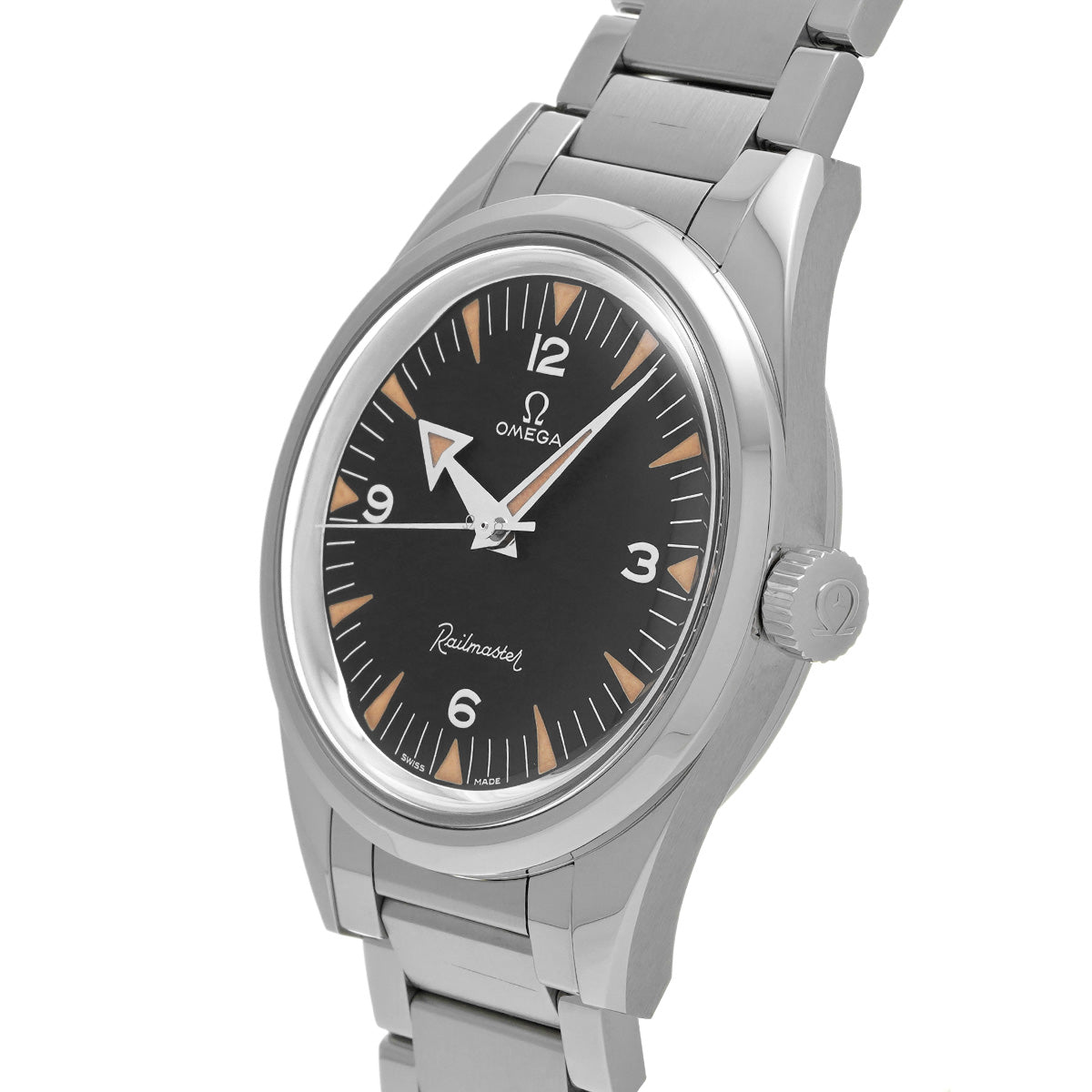 Seamaster Railmaster Co-Axial Master Chronometer 1957 Trilogy 220.10.38.20.01.002 Black OMEGA Men's [pre-owned].