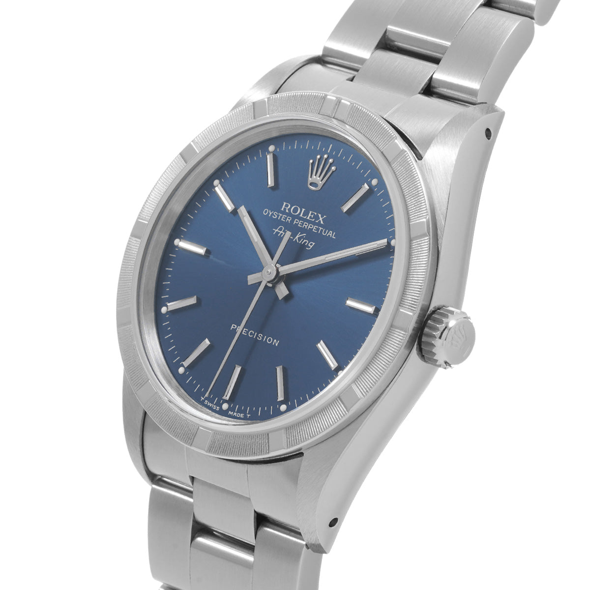 Air-King 14010 N (manufactured circa 1992) Blue ROLEX Men's [Pre-owned].