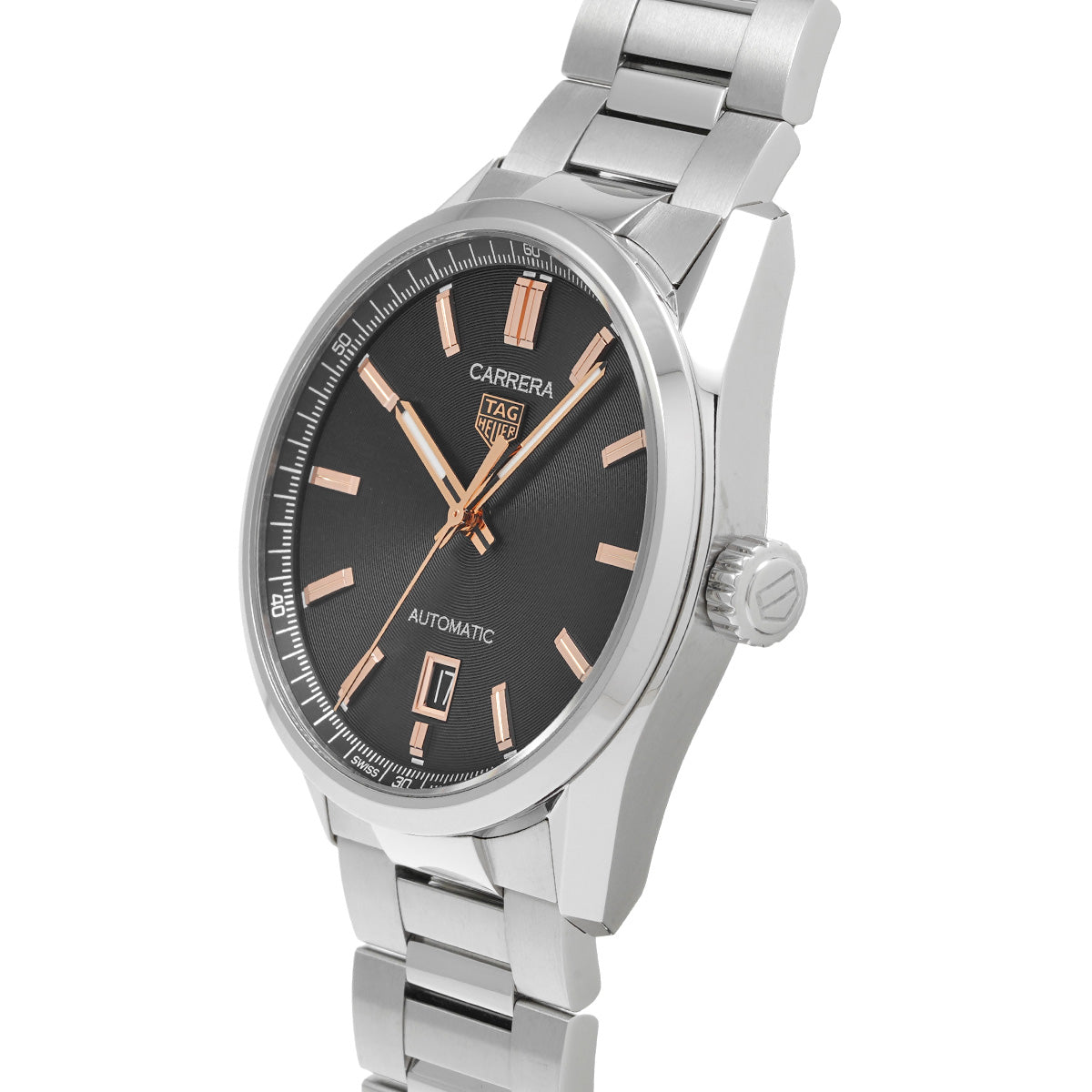 CARRERA Calibre 5 WBN2113.BA0639 Black TAG HEUER Men's [Pre-Owned].