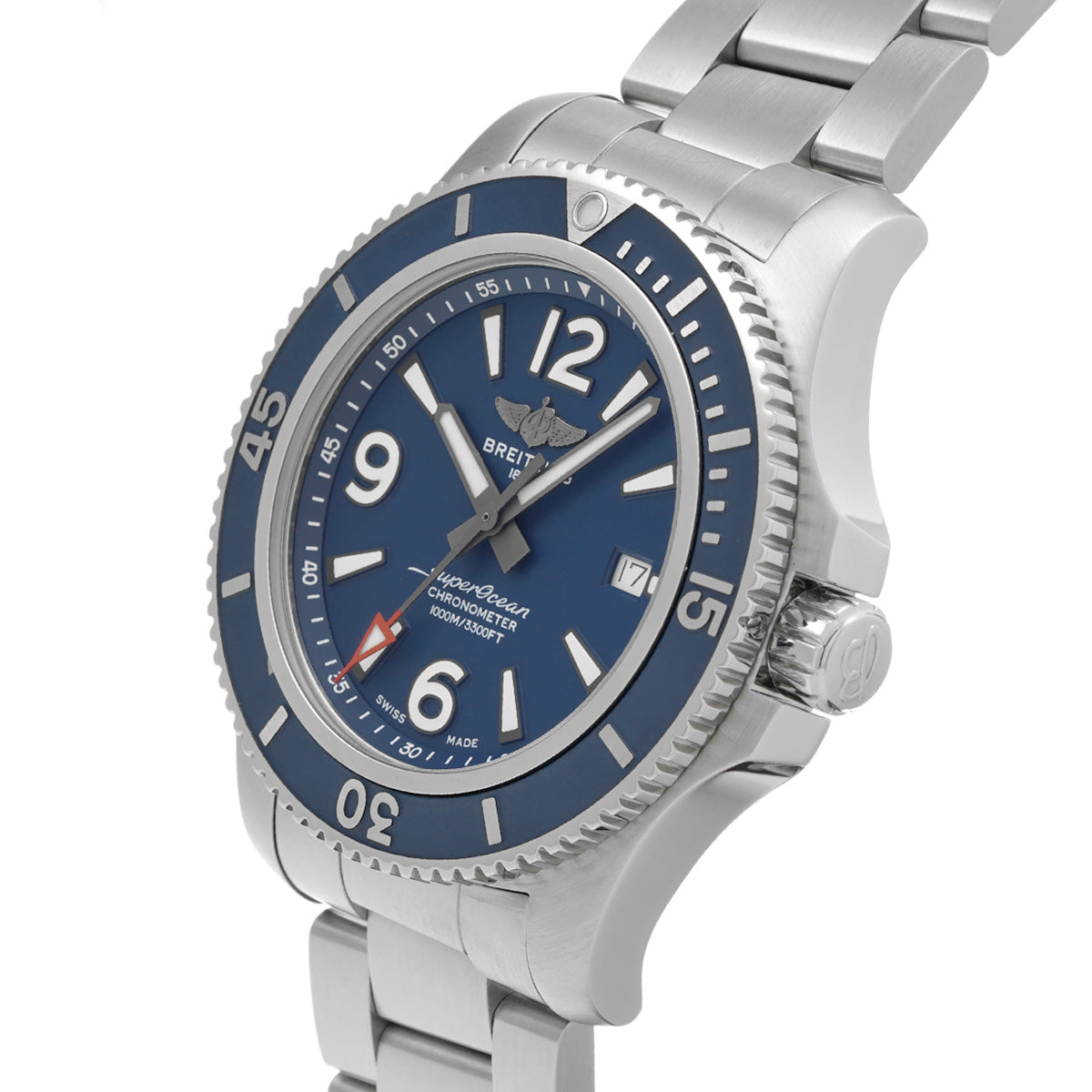Super Ocean II Automatic 44 A17367D81C1A1 Blue BREITLING Men's [Pre-Owned].