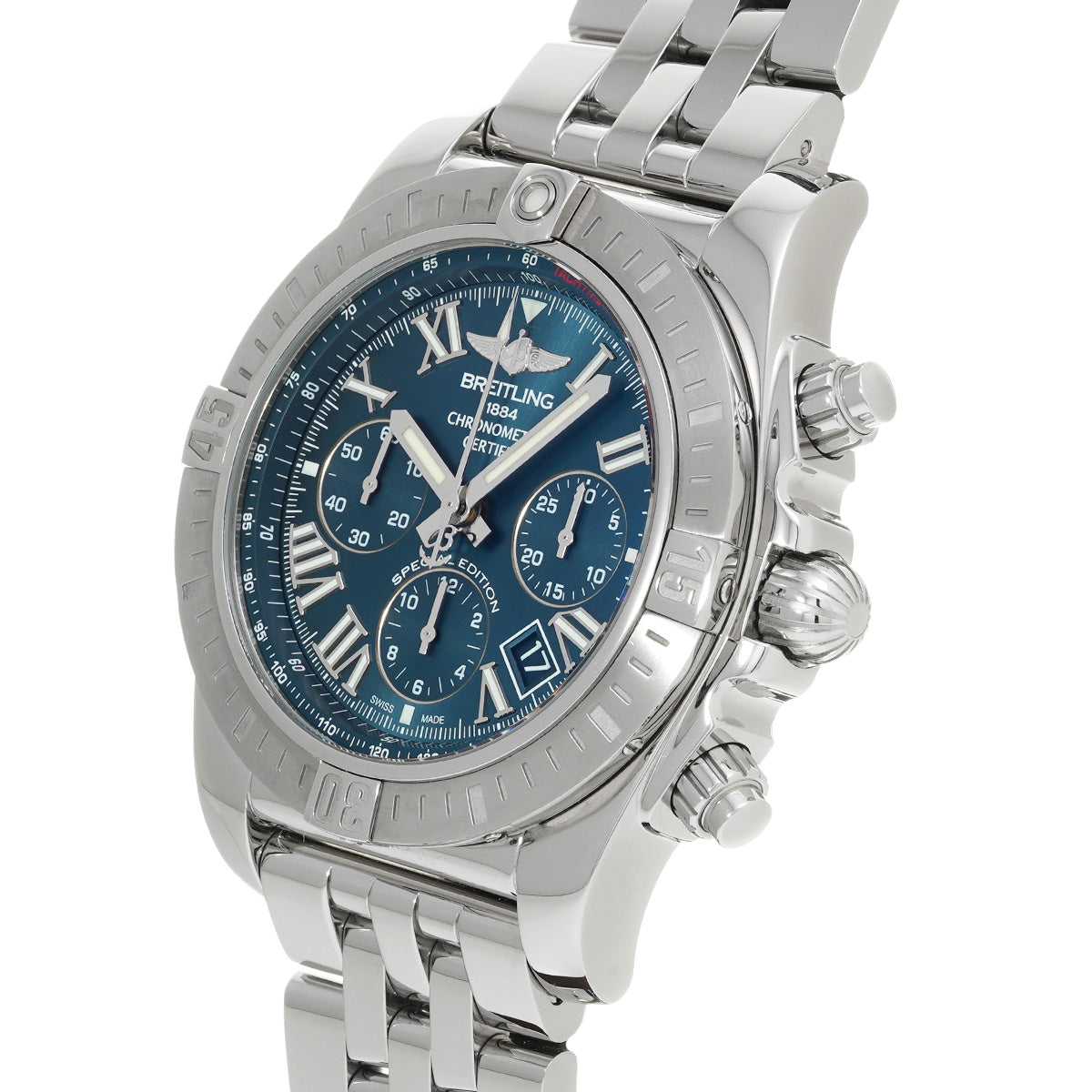 Breitling Chronomat JSP Japan Limited AB0115111C2A1 Blue BREITLING Men's [Pre-Owned].
