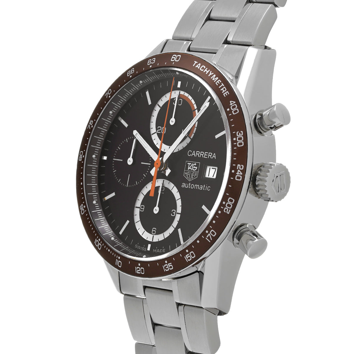 CARRERA Tachymeter Chronograph Calibre 16 CV2013.FC6206 Brown TAG HEUER Men's [Pre-Owned].