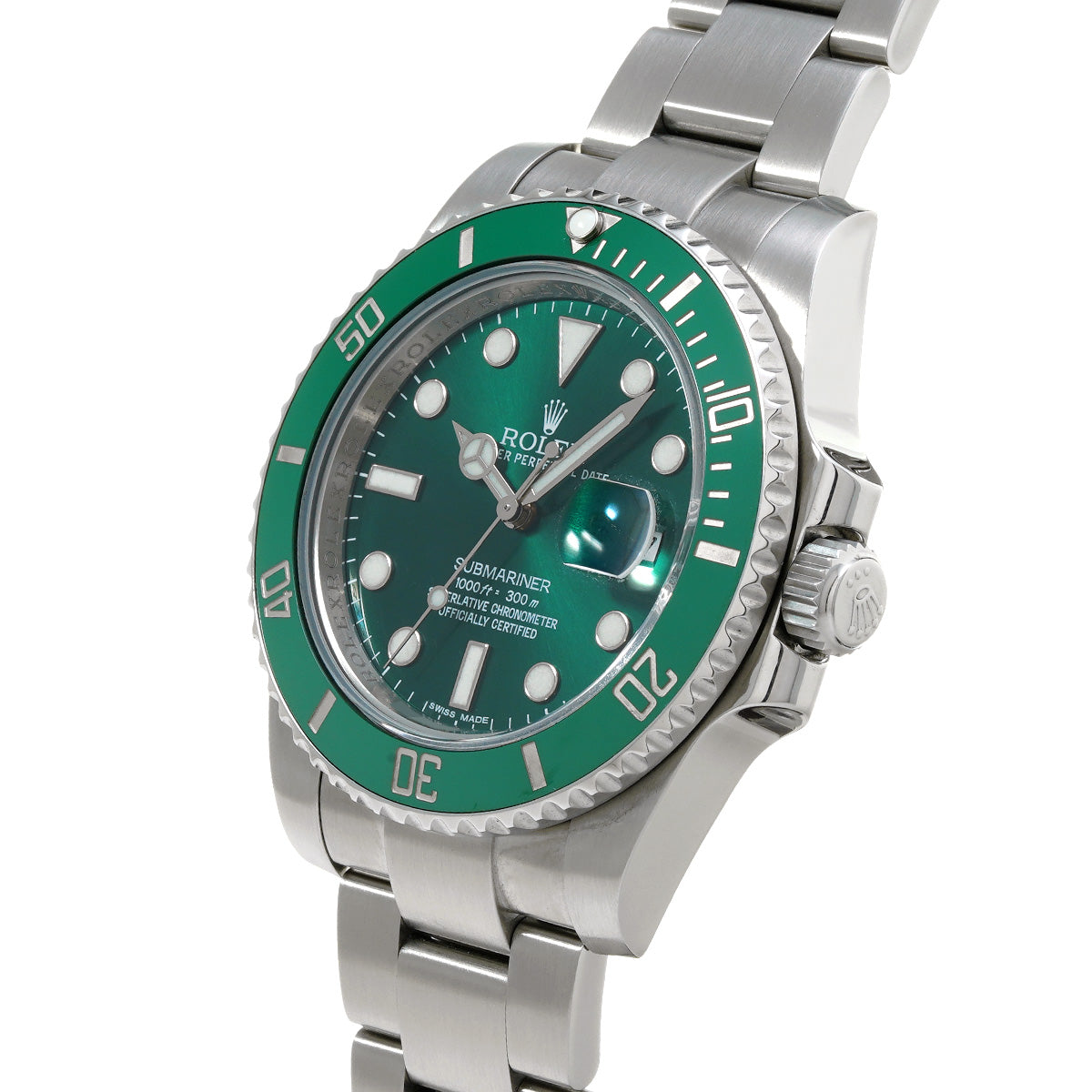 Submariner Date 116610LV Random Serial Green ROLEX Men's [Pre-Owned].