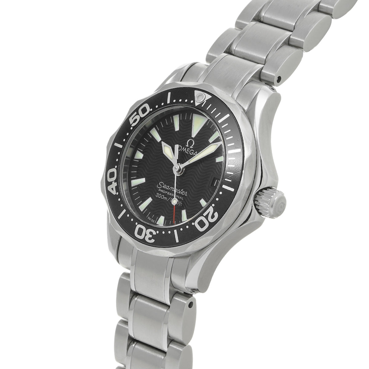 Seamaster Professional 300 2284.50 Black OMEGA Ladies [Pre-owned]