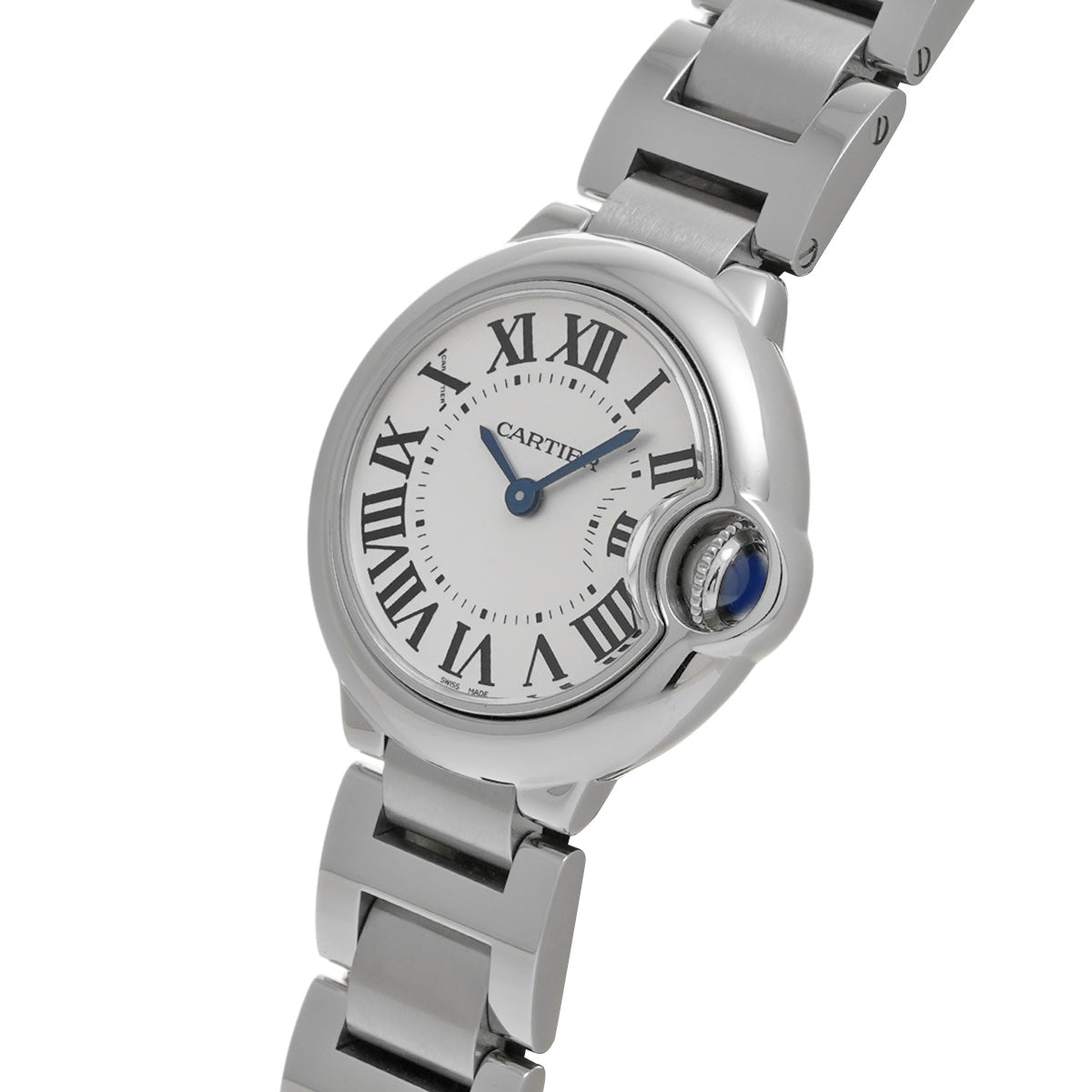 Ballon Bleu de Cartier 28mm W69010Z4 Silver CARTIER Ladies [Pre-owned]