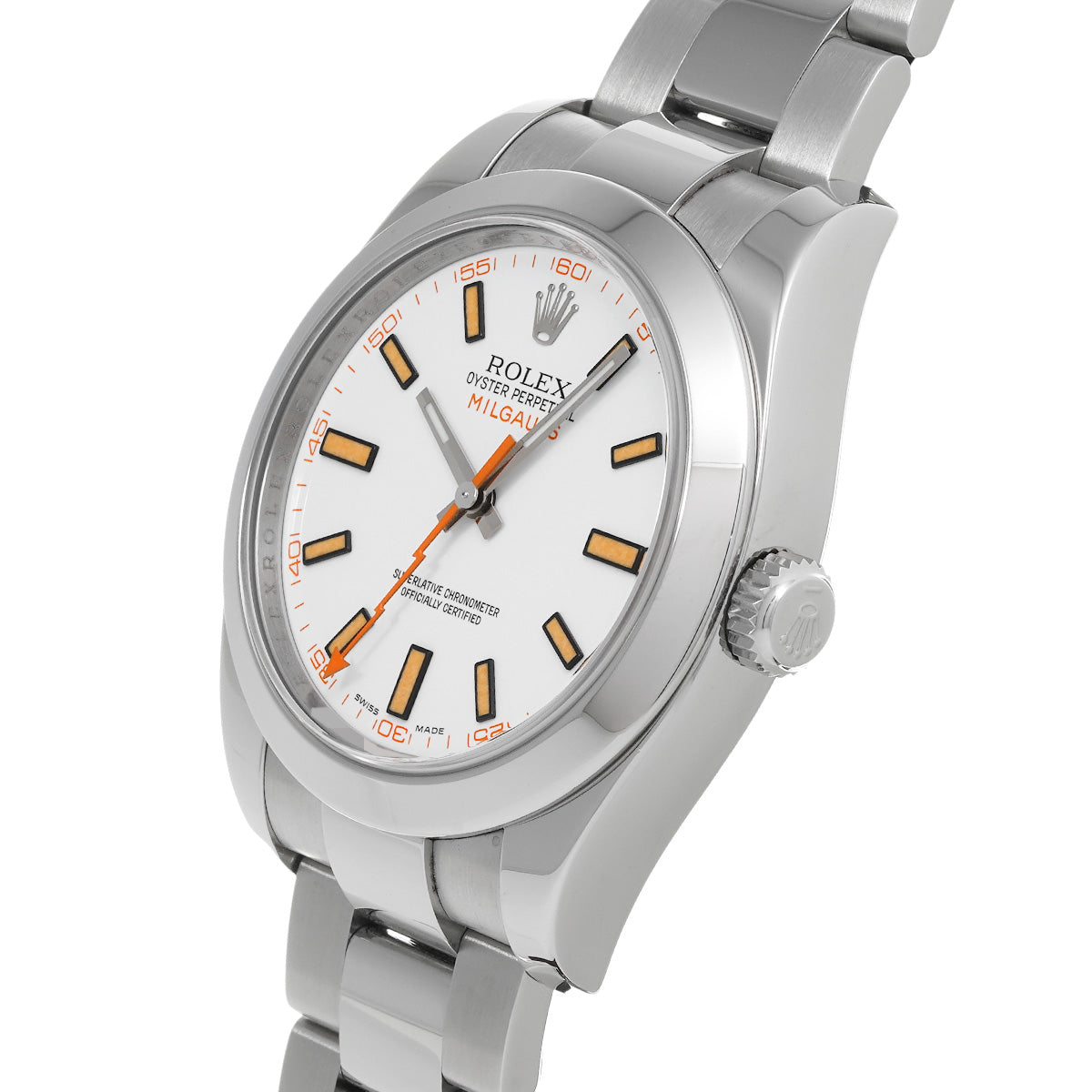 Milgauss 116400 M (made around 2008) White ROLEX Men's [Pre-Owned].