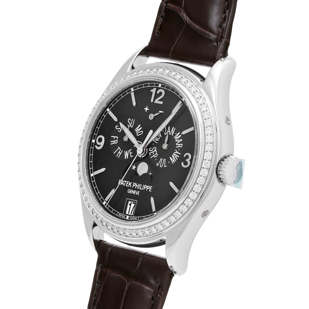 Complication Annual Calendar Moonphase 5147G-001 Black PATEK PHILIPPE Men's [Pre-Owned].