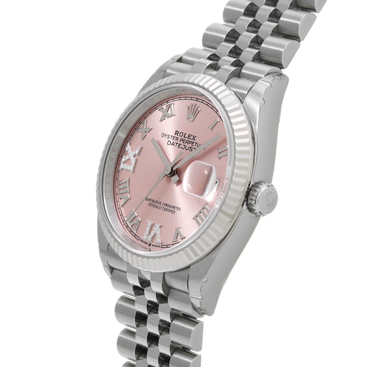 DATE JUST 36 126234 Random Serial Pink/Diamond ROLEX Men's [Pre-Owned].